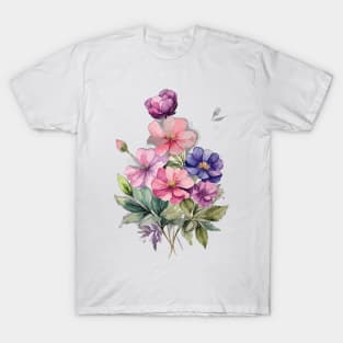 Watercolor Flowers T-Shirt